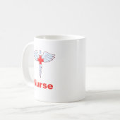 Mug Infirmière de caducée (Devant gauche)