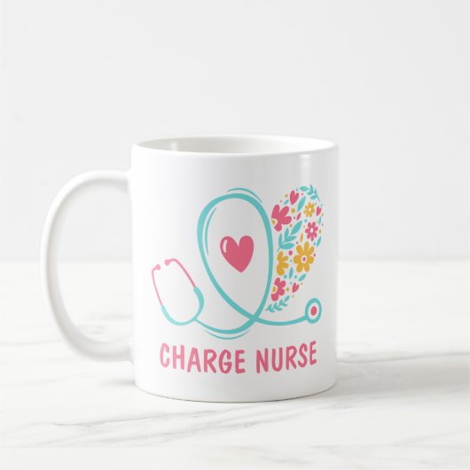 Mug Infirmière de charge cadeau (Gauche)