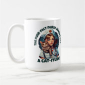 Mug Infirmière de chats à usage péremptoire (Gauche)