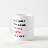 Mug infirmière de dialyse, géniale (Devant gauche)