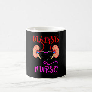 Mug Infirmière de dialyse Néphrologie Maladie rénale I