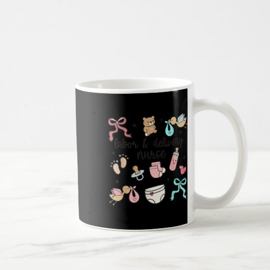 Mug Infirmière de la main-d'oeuvre et de la prestation (Droite)