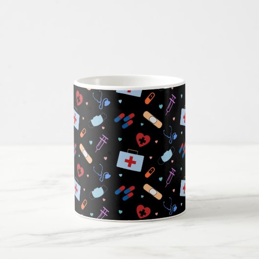 Mug Infirmière de la RN Étudiante en soins infirmiers (Centre)