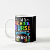 Mug Infirmière de l'école Appréciation infirmière Écol (Gauche)