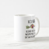 Mug Infirmière de l'Unité de soins intensifs du NICU (Devant droit)