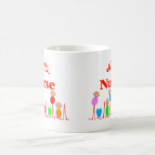 Mug Infirmière de NICU--Graphiques adorables de bébé (Centre)