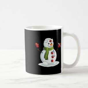 Mug Infirmière de Noël amusante bonhomme de neige Infi