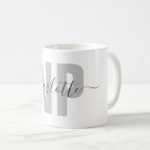 Mug Infirmière de NP personnalisée Praticien Diplôme C (Devant droit)