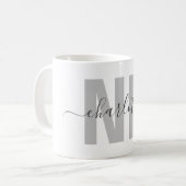 Mug Infirmière de NP personnalisée Praticien Diplôme C (Devant gauche)