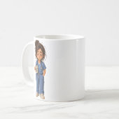 Mug infirmière de nuit (Devant gauche)