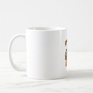 Mug Infirmière de nuit florale squelette Halloween RN