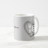 Mug Infirmière de nuit Grey Heart (Devant droit)