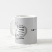 Mug Infirmière de nuit Grey Heart (Devant gauche)
