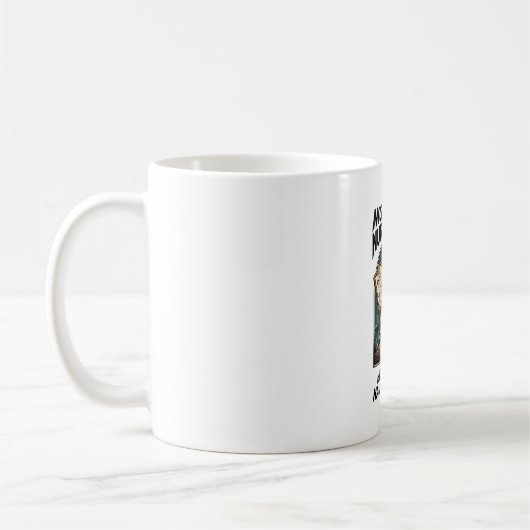 Mug Infirmière de nuit Sorcière Rétro Halloween Tee (Gauche)