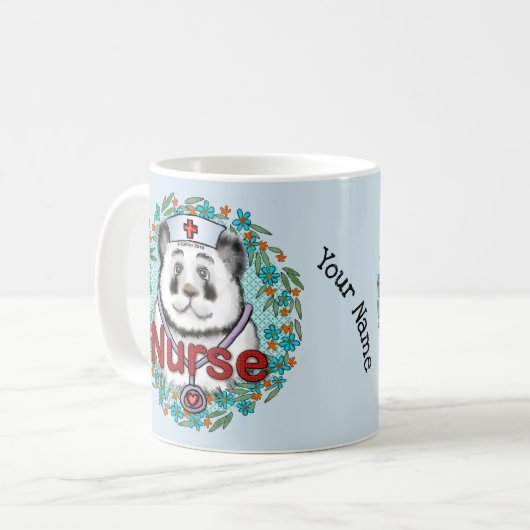 Mug infirmière de Panda (Devant gauche)