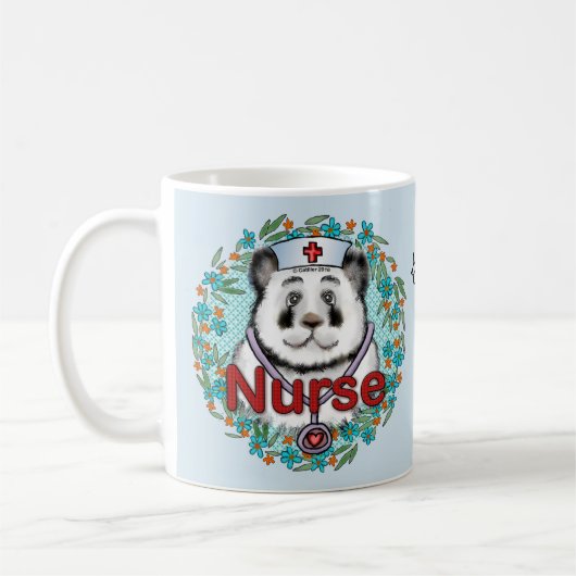 Mug infirmière de Panda (Gauche)