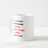 Mug infirmière de réadaptation cardiaque, génial (Devant gauche)