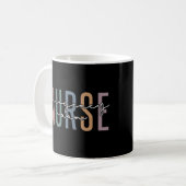Mug Infirmière de salle d'urgence RN Futurs infirmiers (Devant gauche)