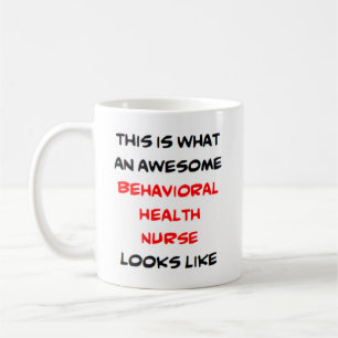 Mug infirmière de santé comportementale, génial