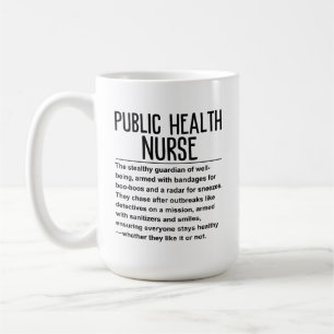 Mug infirmière de santé publique