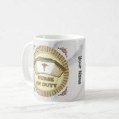 Mug Infirmière de service (Devant gauche)