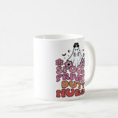Mug Infirmière de service privé éffrayante Femmes et i (Devant droit)