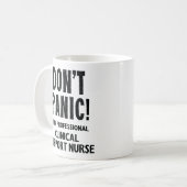 Mug Infirmière de soutien clinique (Devant gauche)