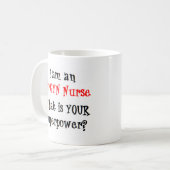Mug infirmière de travail/gyn (Devant gauche)