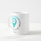 Mug Infirmière de voyage Funny personnalisée (Devant gauche)