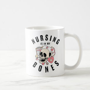 Mug Infirmière d'Halloween dans mes os