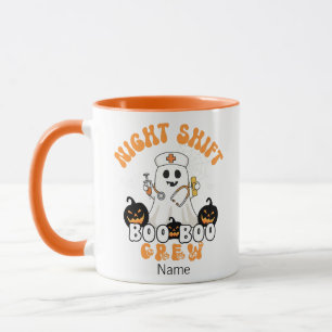 Mug Infirmière d'Halloween personnalisée - BOO BOO Cre