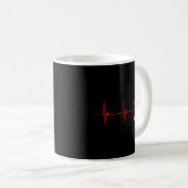 Mug Infirmière dialyse d'organes du rein battement car (Devant droit)