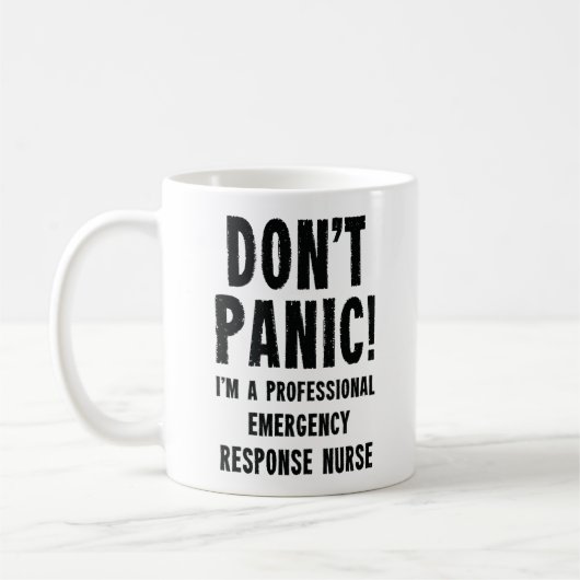 Mug Infirmière d'intervention d'urgence (Gauche)