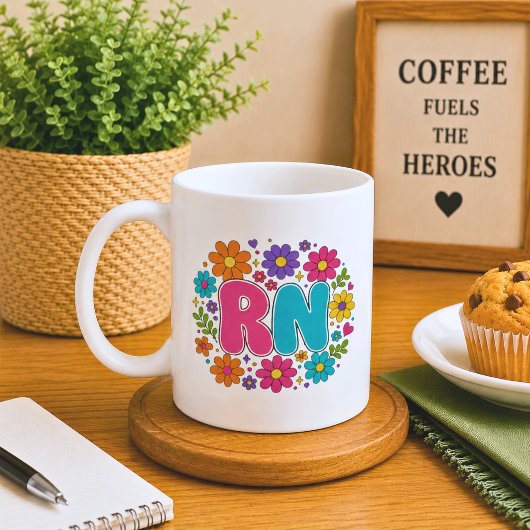 Mug Infirmière diplômée rétro