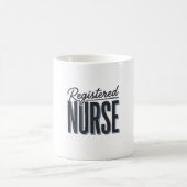 Mug Infirmière diplômée Script Typographie Vector Desi (Centre)