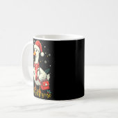 Mug Infirmière d'oie simplement joyeuse Noël drôle d'i (Devant gauche)