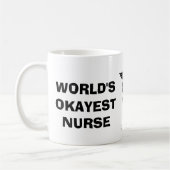 Mug Infirmière d'Okayest du monde (Gauche)