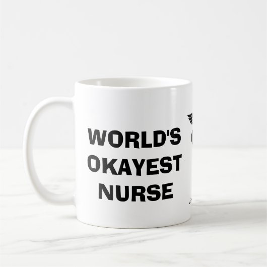 Mug Infirmière d'Okayest du monde (Gauche)