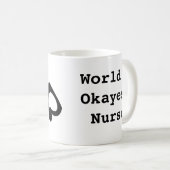 Mug Infirmière d'Okayest du monde (Devant droit)