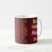 Mug Infirmière Drôle Cadeau, Infirmière, Meilleure Inf (Devant droit)