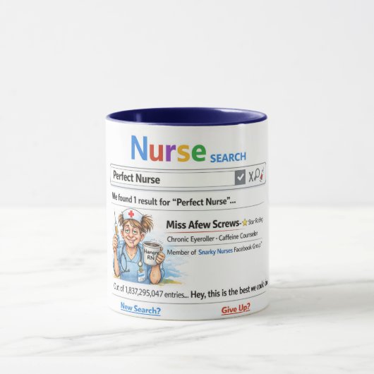 Mug Infirmière drôle pire (Centre)