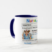 Mug Infirmière drôle pire (Devant gauche)