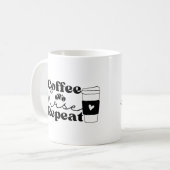 Mug Infirmière du café Répéter (Devant gauche)
