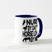 Mug Infirmière du Cheval (Devant droit)