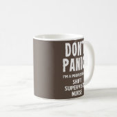 Mug Infirmière du superviseur de changement  (Devant droit)