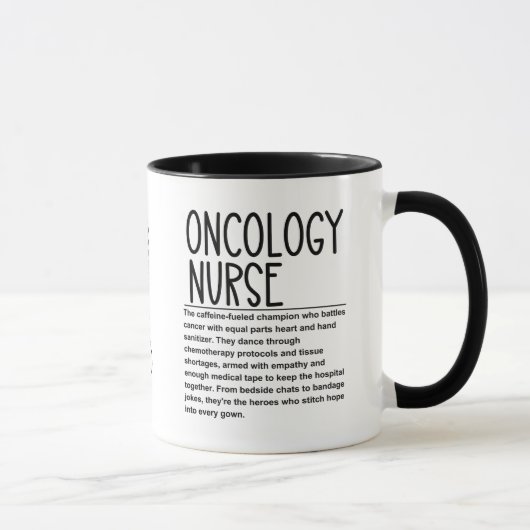 Mug infirmière en oncologie (Droite)