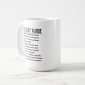 Mug Infirmière en oncologie (Devant gauche)