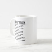 Mug Infirmière en oncologie (Devant gauche)