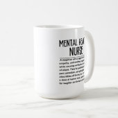 Mug infirmière en santé mentale (Devant droit)