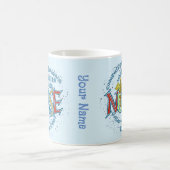 Mug Infirmière en soins cardiaques devise (Centre)